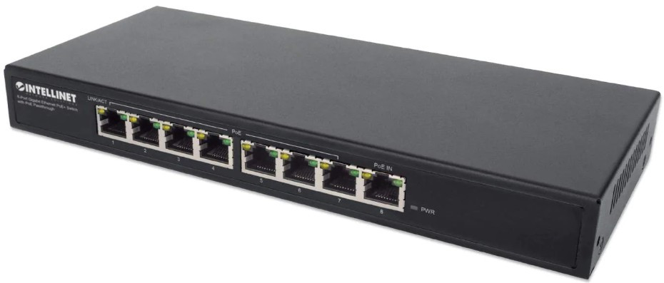Коммутатор INTELLINET IPS-08G-85W (561679)
