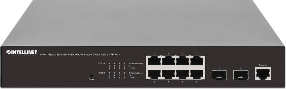 Коммутатор INTELLINET IPS-08GM02-140W (561167)