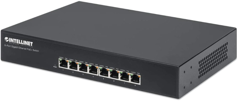 Коммутатор INTELLINET IPS-08G-140W (560641)