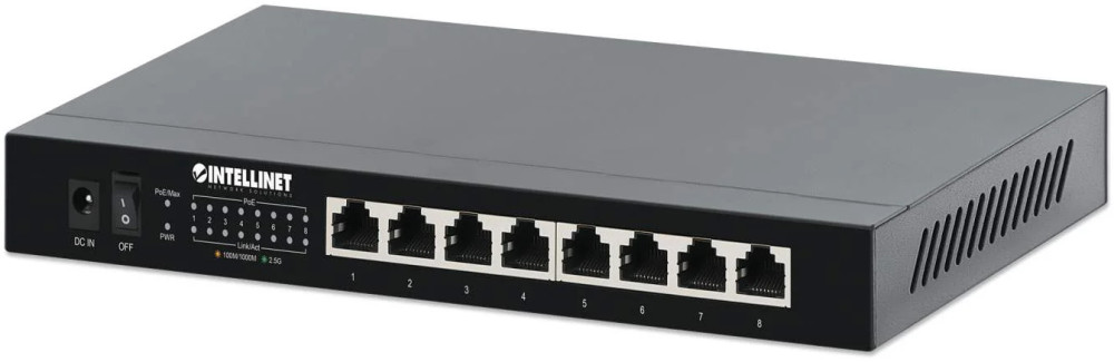 Коммутатор INTELLINET IPS-08-2.5G-100W (561938)