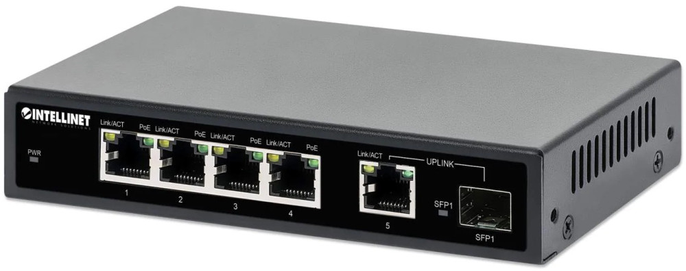 Коммутатор INTELLINET IPS-0501G-91W (561822)