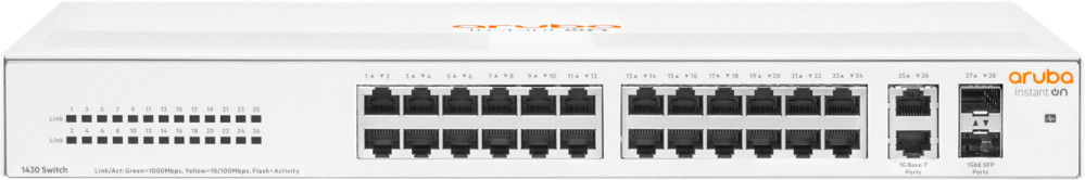 Коммутатор Aruba Instant On 1430-26G-2SFP (R8R50A)