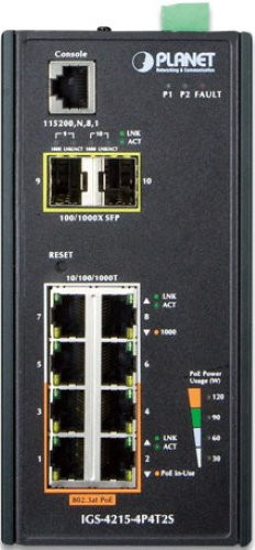 Комутатор PLANET IGS-4215-4P4T2S
