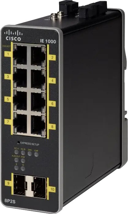 Коммутатор Cisco IE-1000-8P2S-LM
