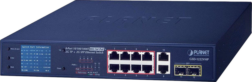 Коммутатор PLANET GSD-1222VHP