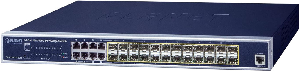 Коммутатор PLANET GS-5220-16S8CR