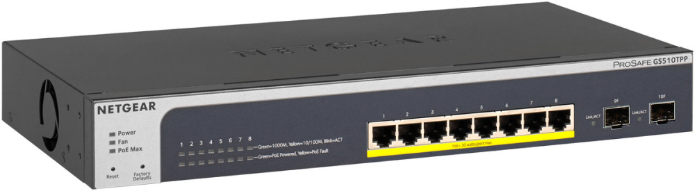 Коммутатор NETGEAR GS510TPP