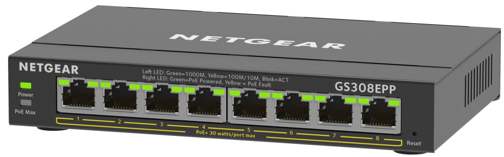 Коммутатор NETGEAR GS308EPP