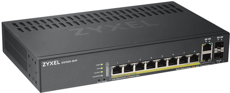 Коммутатор Zyxel GS1920-8HPv2