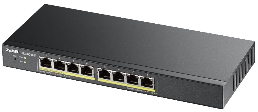 Коммутатор Zyxel GS1900-8HP