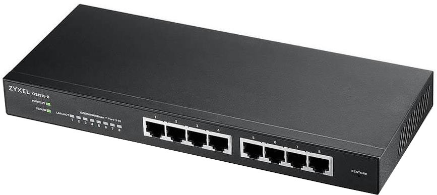 Комутатор Zyxel GS1915-8 (GS1915-8-EU0101F)