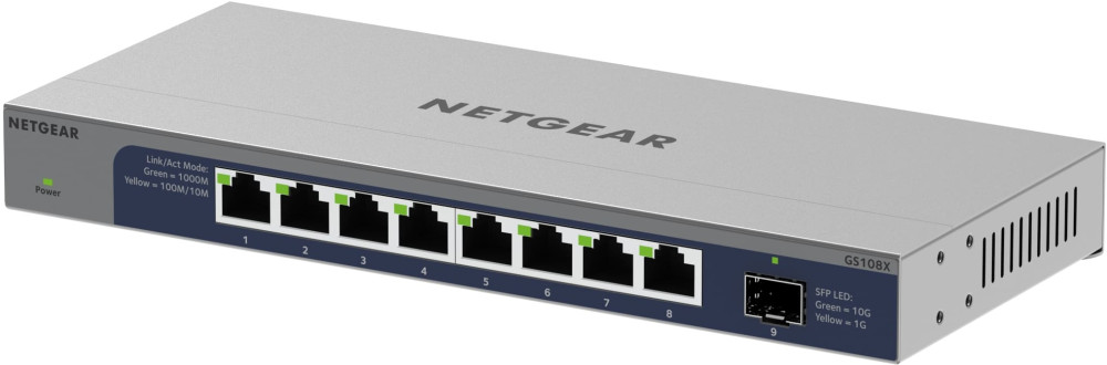 Коммутатор NETGEAR GS108X (GS108X-100NAS)