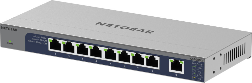 Коммутатор NETGEAR GS108MX (GS108MX-100EUS)