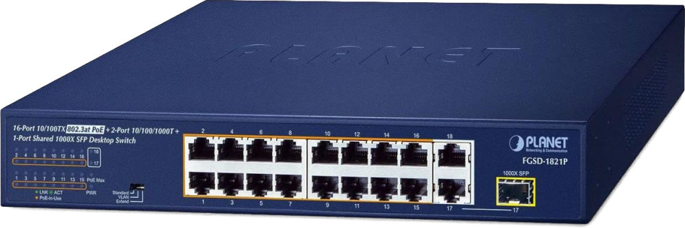 Коммутатор PLANET FGSD-1821P