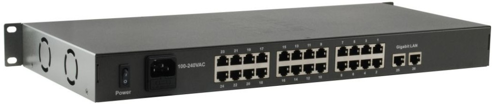 Коммутатор LevelOne FGP-2601W150 (52087403)