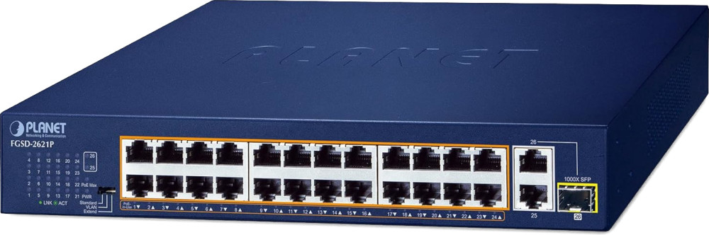 Коммутатор PLANET FGSD-2621P