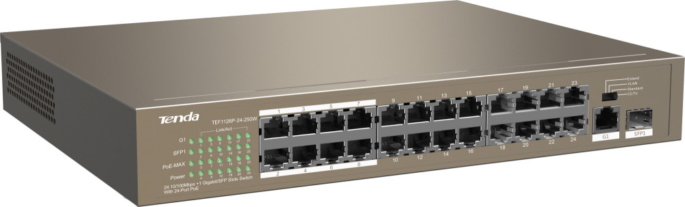 Коммутатор IP-COM F1126P-24-250W