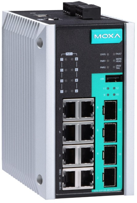 Коммутатор MOXA EDS-G512E-8PoE-4GSFP