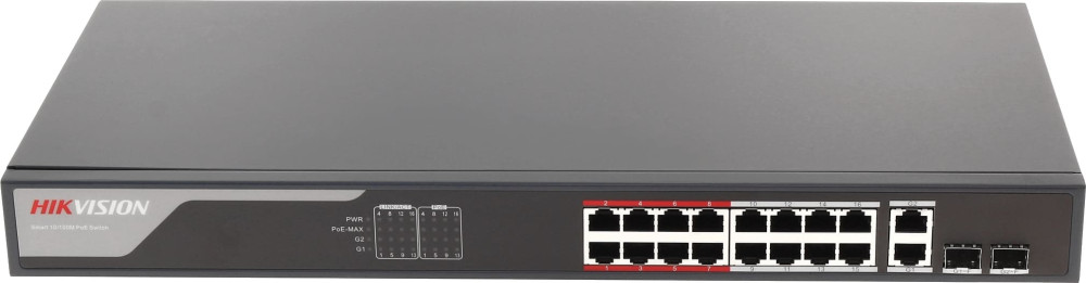 Коммутатор Hikvision DS-3E1318P-EI