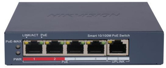 Коммутатор Hikvision DS-3E1105P-EI V2
