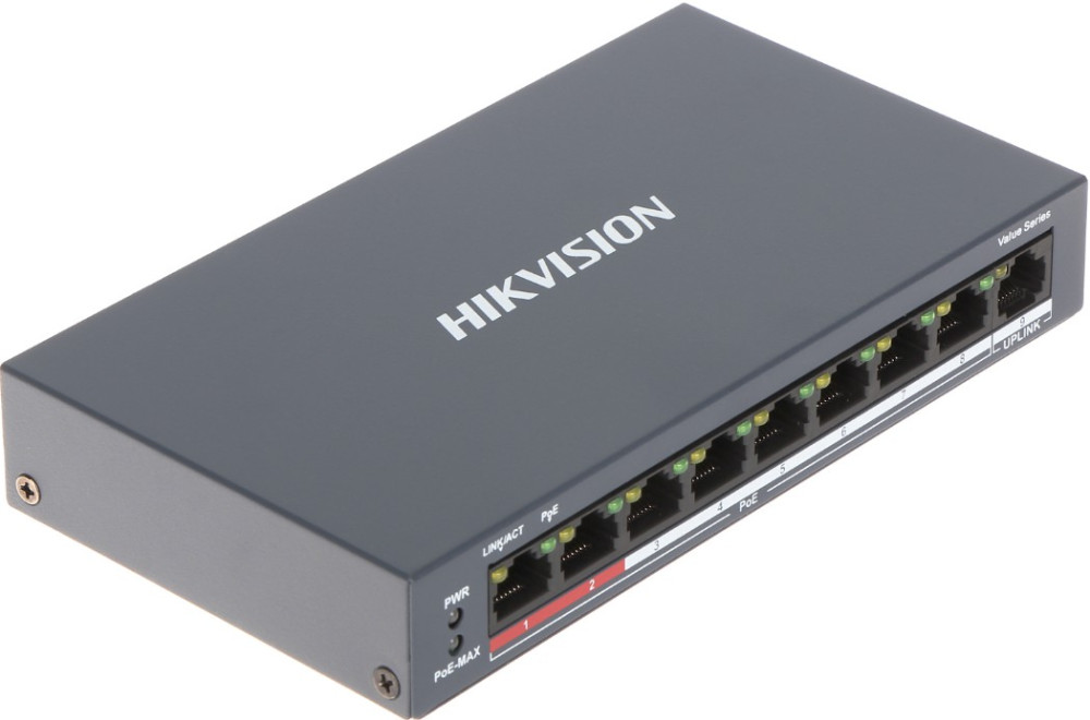 Коммутатор Hikvision DS-3E0109P-E/M