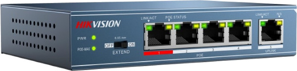 Комутатор Hikvision DS-3E0105P-E