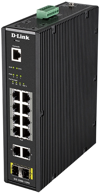 Комутатор D-Link DIS-200G-12PS