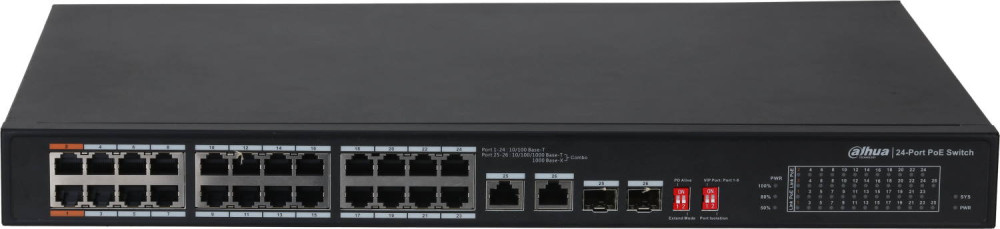 Комутатор Dahua DH-PFS3226-24ET-240