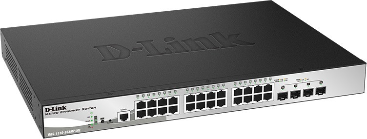 Комутатор D-Link DGS-1510-28XMP/ME