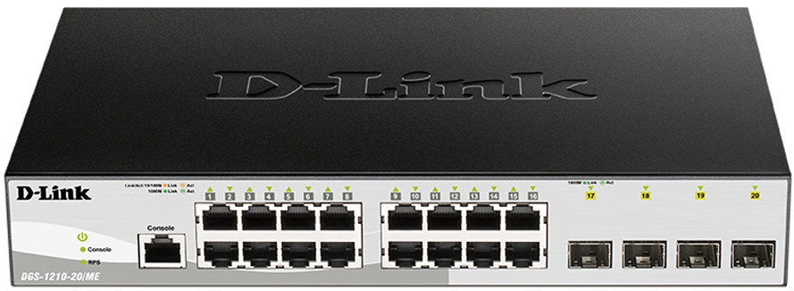 Комутатор D-Link DGS-1210-20/ME/B (DGS-1210-20/ME/B1A)