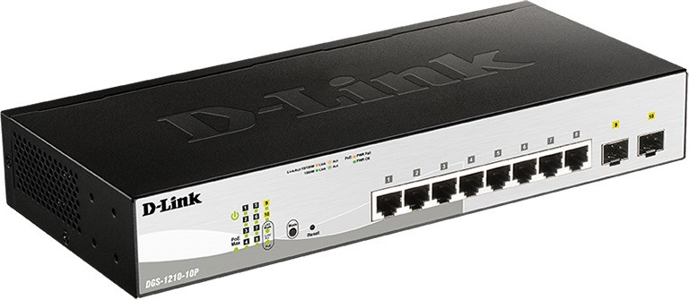 Комутатор D-Link DGS-1210-10P/F1