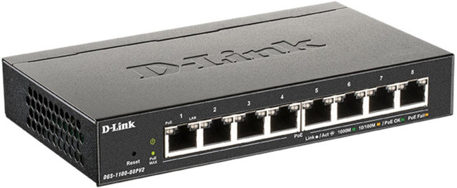 Комутатор D-Link DGS-1100-08Pv2