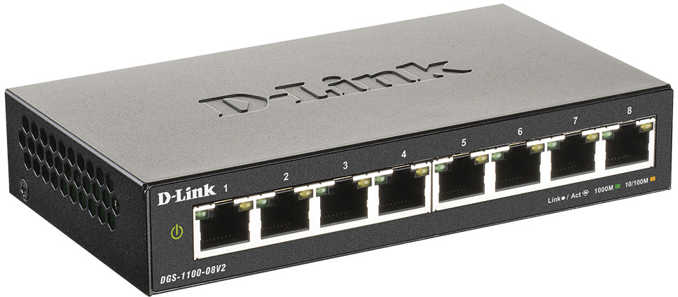 Комутатор D-Link DGS-1100-08v2