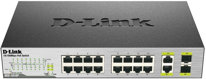 Комутатор D-Link DES-1018P