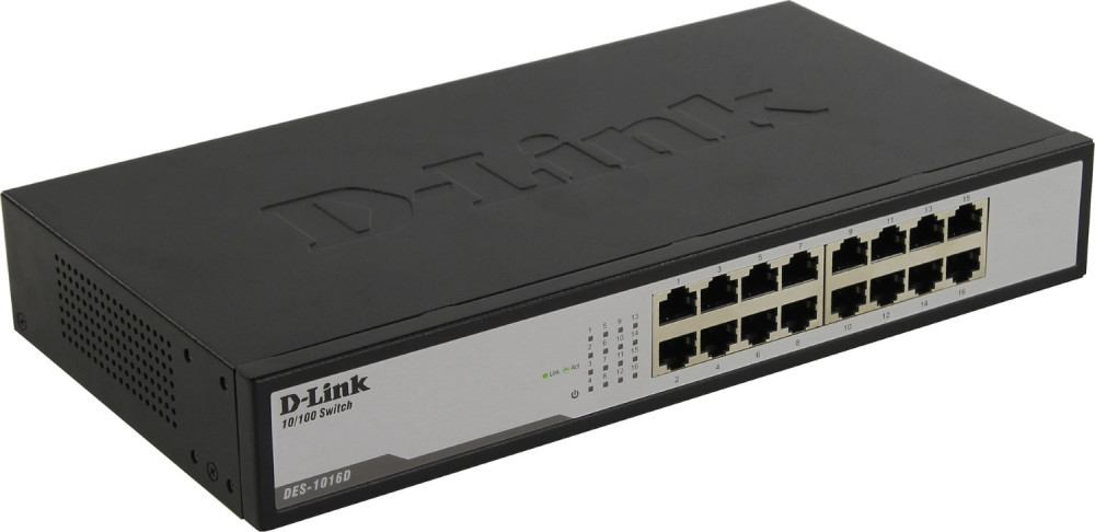 Комутатор D-Link DES-1016D/H1A