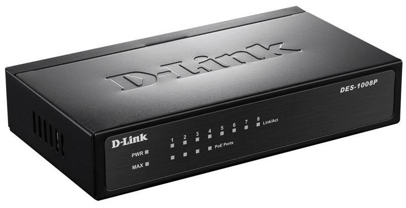 Комутатор D-Link DES-1008P