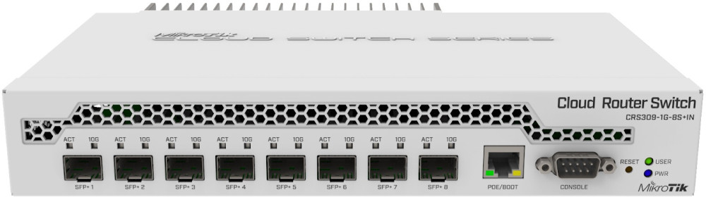 Комутатор MikroTik CRS309-1G-8SIN