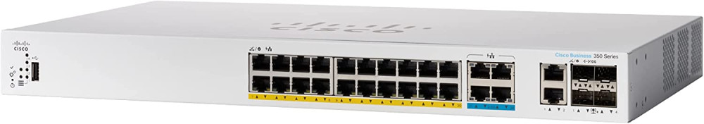 Коммутатор Cisco CBS350-24MGP-4X