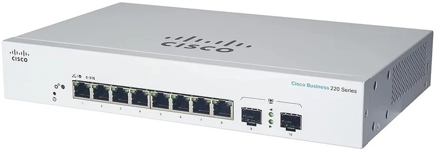 Коммутатор Cisco CBS220-8T-E-2G