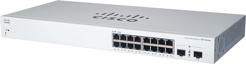 Коммутатор Cisco CBS220-16T-2G