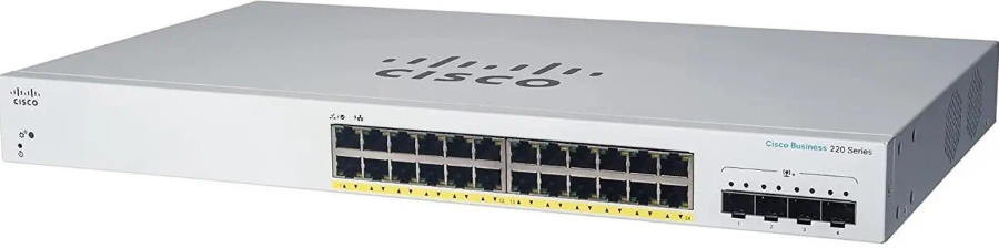 Коммутатор Cisco CBS220-24P-4X