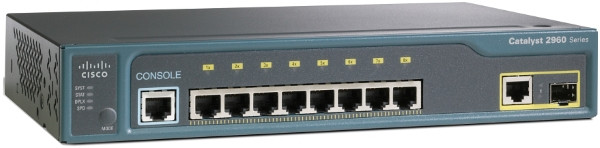 Коммутатор Cisco 2960-8TC-L