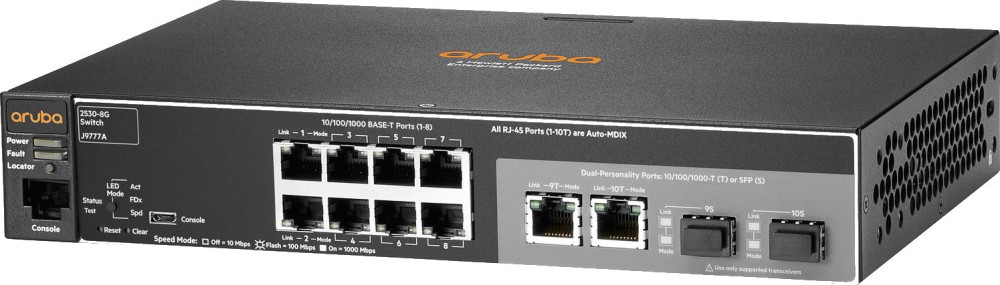 Коммутатор Aruba 2530-8G (J9777A)