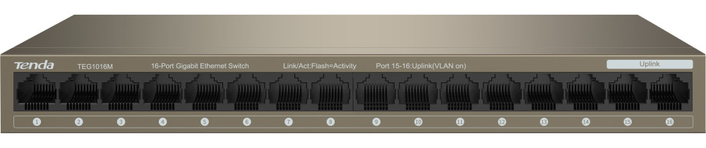 Коммутатор Tenda TEG1016M