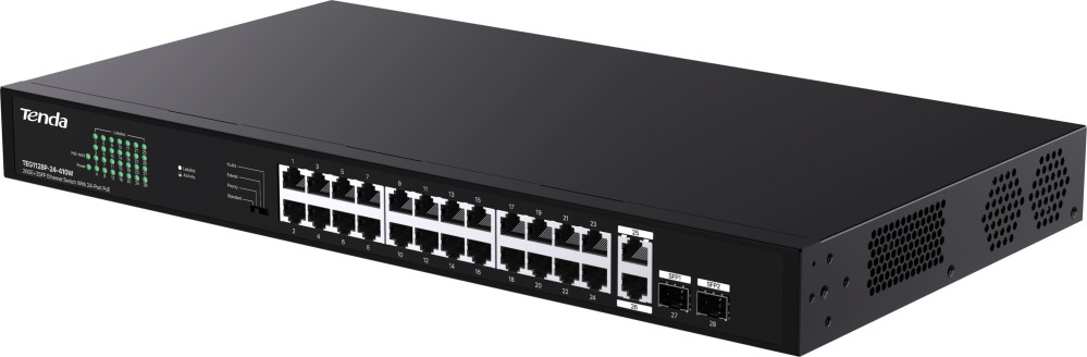 Комутатор Tenda TEG1128P-24-410W
