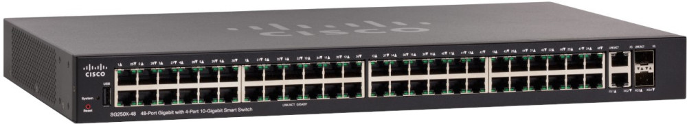 Коммутатор Cisco SG250X-48P