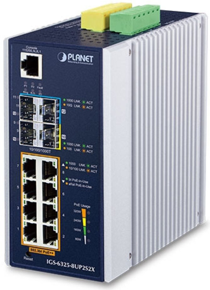 Коммутатор PLANET IGS-6325-8UP2S2X