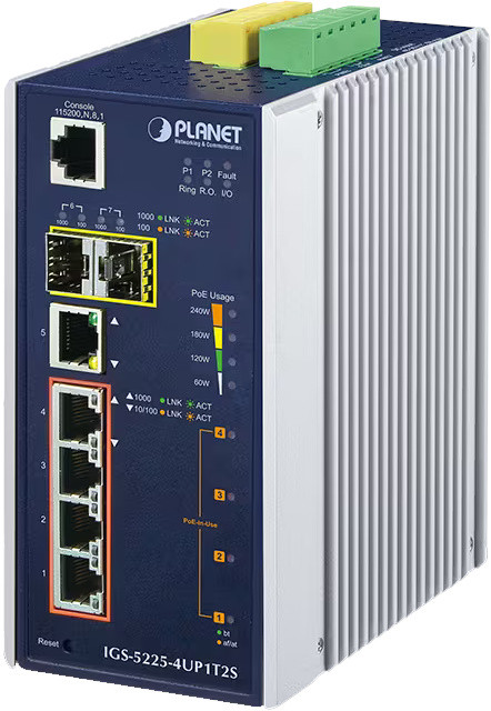 Комутатор PLANET IGS-5225-4UP1T2S