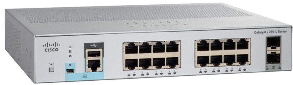 Коммутатор Cisco WS-C2960L-16TS-LL