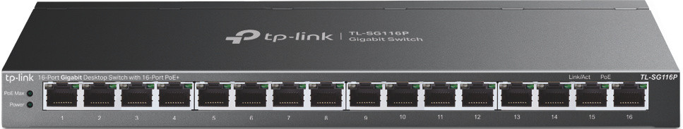 Коммутатор TP-LINK TL-SG116P
